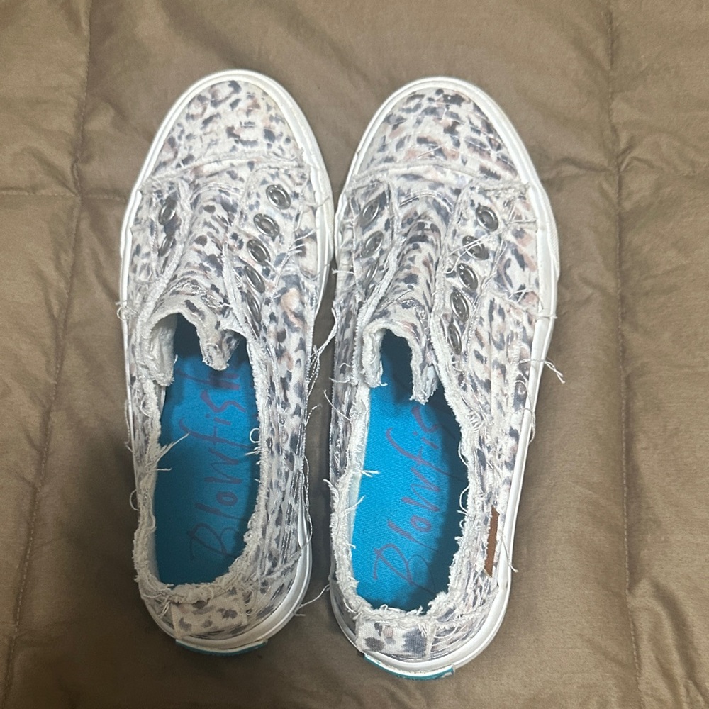 Leopard Print Slip-On Sneakers